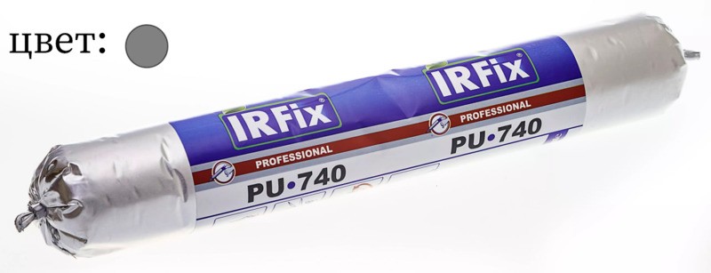IRFix PU-740 Полиуретановый герметик серый, 600 мл